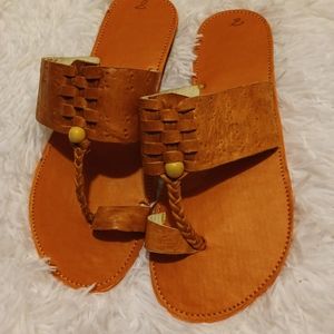 Leather sandals